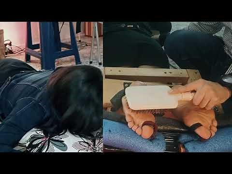 Tickle Feet girl to Barefoot - she loves being tickled