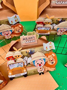 Plim Plim Safari Boxes, Plim Plim Safari Cake Topper, Plim Plim Safari Banner, Safari Treat Box, Plim Plim Safari Party Favors, Safari Butt - Etsy