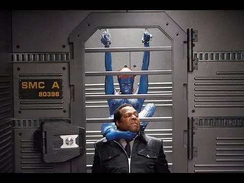 Tall beautiful assassin snaps fat, black man's neck