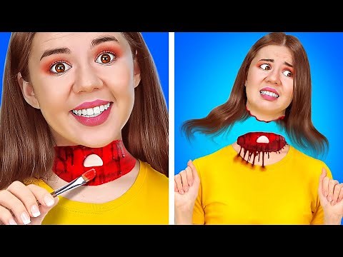 AMAZING DIY HALLOWEEN IDEAS || Last-minute costumes and makeup by 123 GO! GOLD