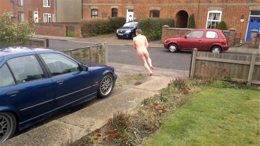 Lost Bet Results in Streaking the Block