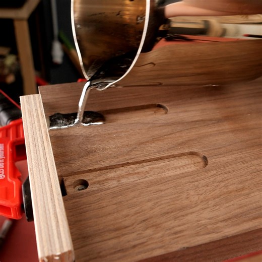 Fixing Wood Holes Using Liquid Metal | Science, Tech and Universe