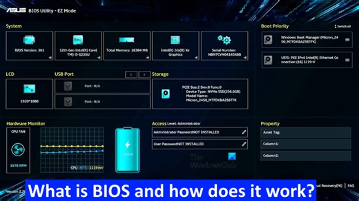 What is BIOS in computers & how does it work?