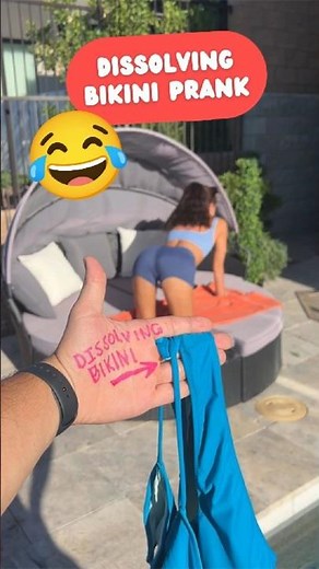 This Dissolve Bikini Prank Had Her PANICKING 😱
