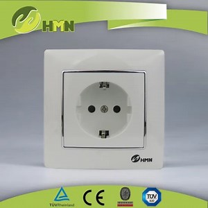 [Hot Item] 2 Pin German Style Schuko EU Outlet Plug Wall Socket
