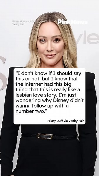 Hilary Duff has talked about the queer subtext in the Disney Channel original movie 'Cadet Kelly'