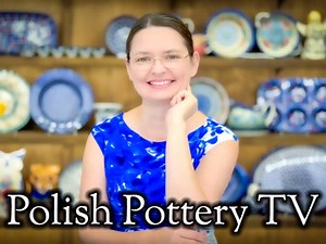 Polmedia Polish Pottery Dinner Plate - Nostalgic Ivy Pattern Handmade in Boleslawiec Poland by Ceramika Artystyczna + Certificate of Authenticity