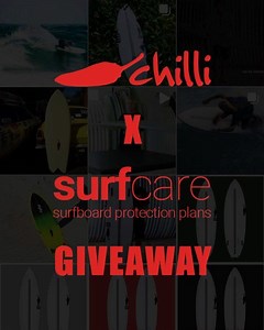 SURFBOARD GIVEAWAY!! . We’ve teamed up with @chilli_surfboards_usa...