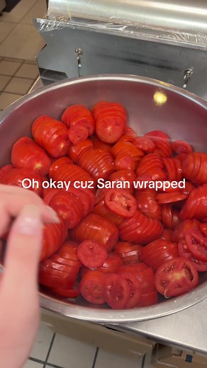 Silly Tomato Saran Wrap Moment