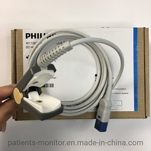 [Hot Item] Original New Reusable Adult SpO2 Clip Sensor 2m M1196s Ref 989803174381 Medical Equipment for Hospital
