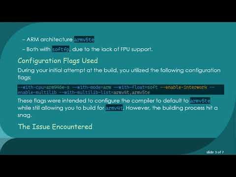 How to Build GCC as an ARM Cross Compiler with Multilib Support
