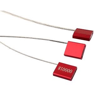 [Hot Item] Oil Truck Cable Wire Seal Lock Alloy Cable Seal with Steel Wire with Number and Logo