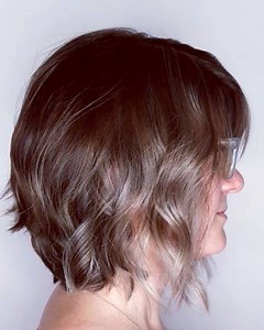Lusty short haircut with silky silver highlights and rich chocolate root stretch. Love  #shorthaircut #highlights #brilliantsilver #pravanachromasilk #perfectblonde #carefree #funhair #razorcut #texturedhair #colour | Serena Hair & Wellbeing | Facebook
