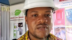 2.3K views · 57 reactions | #MadeinCameroon Donfak Manassé has produced a cooking stove that use bio charcoal which can also charge a phone and light a bulb. He is exhibiting his innovation at the City Council Hall in Yaoundé | CRTVweb | Facebook