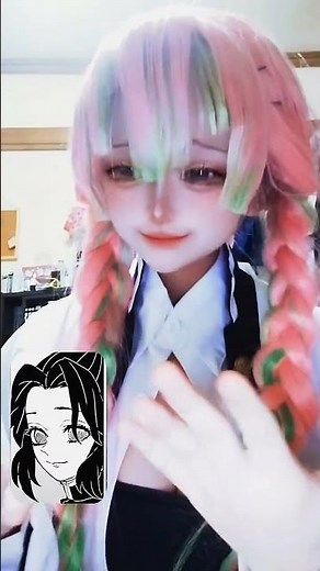 【蜜璃コス】おいで🤩#鬼滅の刃コスプレ #コスプレ