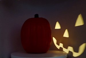 18" Battery Operated Happy Jack-O-Lantern