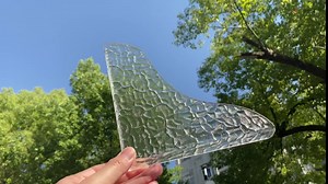 Shower & Sink Splash Guard-2Pcs Set, Versatile Use, Easy Self-Adhesive Installation-Elegant Design for Dry & Stylish Bathrooms and Kitchens (Wave-Textured)