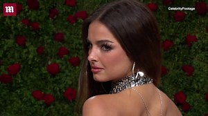 TikTok star Addison Rae serves in silver at the 2022 Met Gala