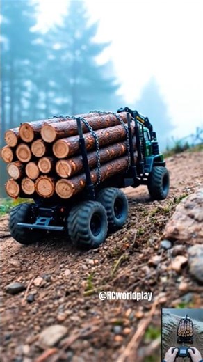 RC logging truck 🚧 #asmr #rctruck #rccar #rctruckloader