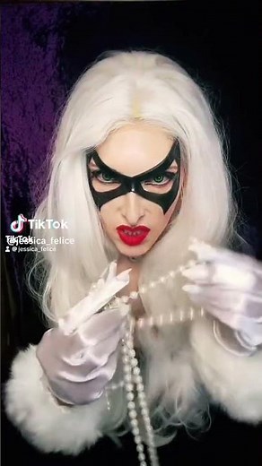 Jessica Felice 03 Black Cat #Cosplay #Shorts: Marvel Character Costume Makeup Dress Up Fit Super Fan