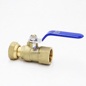 [Hot Item] Female Ball Valve with Swivel Nut Dzr Brass ASTM012 DN15/20/25 Water System