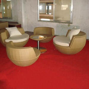 [Hot Item] 4 Seat Spot Small Table Outdoor Rattan Cafe Table Set