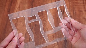 14 Pcs Router Templates for Woodworking, 6 Acrylic Charcuterie Board Handle Guides, Bowtie Inlay & 2 Tray Edge Templates, Angled Curvy Tracing Stencils Cut Guide Tools with Tape and Pens