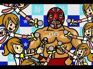 Ringside but Reporter is asking way too much (Epilepsy Warning)