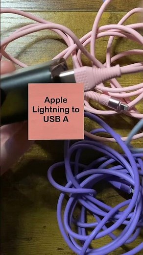USB A to Apple Lightning Cables 3 Pack (2026)