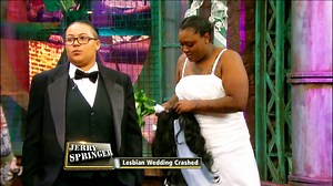 Lesbian Wedding Crashed #jerry #drama | The Jerry Springer Show
