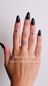 Make the perfect October silver ring stacks with me 🖤 | Little Rooms