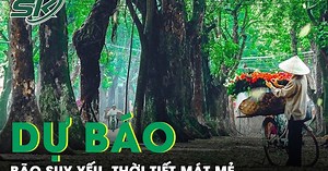 Dự báo thời tiết: Bão số 2 suy yếu, thời tiết cả nước mát mẻ