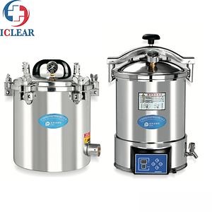 [Hot Item] 8/18/24L Electric or LPG Heated Stainless Steel Portable Pressure Steam Sterilizer