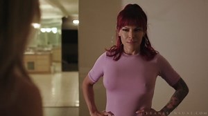 Sexy Shemale fucks a really horny girl and cums inside her