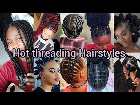 Stunning African Threading Hairstyles for black women | Threading styles 2025 | African hairstyles