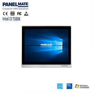 [Hot Item] 15 Inch Industrial Embedded PC Core I3 7100u Ethercat Fanless Mini Panel PC IP65 Waterproof Dustproof Capacitive Touch Screen All-in-One Computer Tablet PC