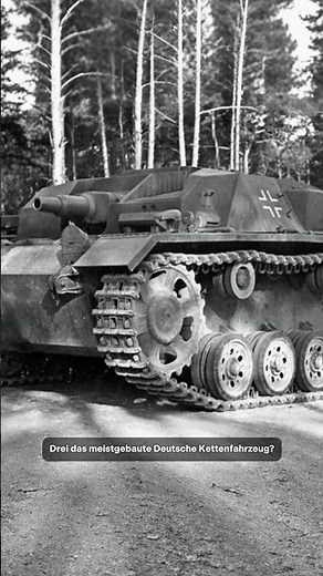 Was the Sturmgeschütz III the most widely produced German tracked vehicle?