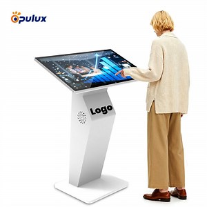 [Hot Item] 32 43 55 Inch K Type Kiosk Touch Screen Self Service Kiosk Floor Standing Android Interactive Display All in One Kiosk for Mall