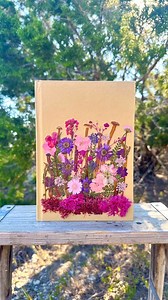 These Pressed Flower Journals make the cutest homemade gifts! Comment LINK below and I’ll send you a DM with the full tutorial/supplies. 💗 | She's Crafty and She Knows It