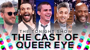 Jonathan Van Ness, Antoni Porowski, Karamo Brown, @Tan France and Bobby Berk stop by to discuss embarrassing fashion mistake, ride The Beast and more! | The Tonight Show Starring Jimmy Fallon