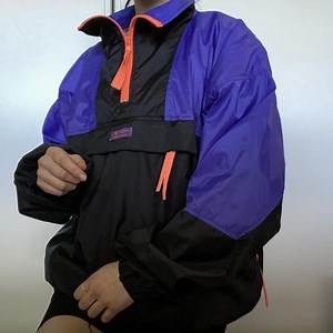 Vintage An Kou kangaroo pouch anorak. V comfy,... | Depop