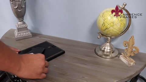 Lawrence Frames Chloe Contemporary Picture Frame, 8x10, Black