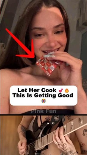 Let her cook, let her shred 🔥 #talented #versatile #shorts