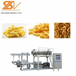 [Hot Item] Twin Screw Extrusion Equipment Puffed Corn Maize Snack Making Machine Extruded Cereal Puff Extruder