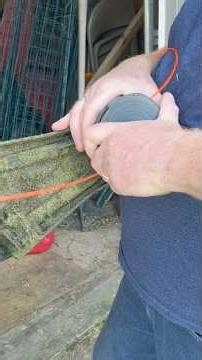 How to replace Weed Wacker String
