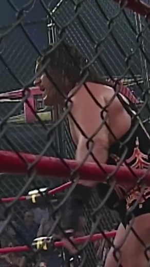 Rhino GORES Christian Cage through the cage and loses the match! #tnawrestling #prowrestling #reels #impact #fbreels | TNA Wrestling UK