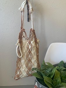 Large Macrame Tote - Etsy Canada