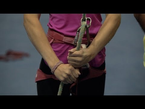 Gym Top Rope Climbing: 5. How to Top Rope Belay | Climbing Tech Tips