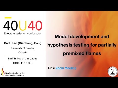 Leo Fang - Model development and hypothesis testing for partially premixed flames