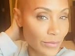 Jada Pinkett Smith looks radiant as she shows off line in her head from alopecia